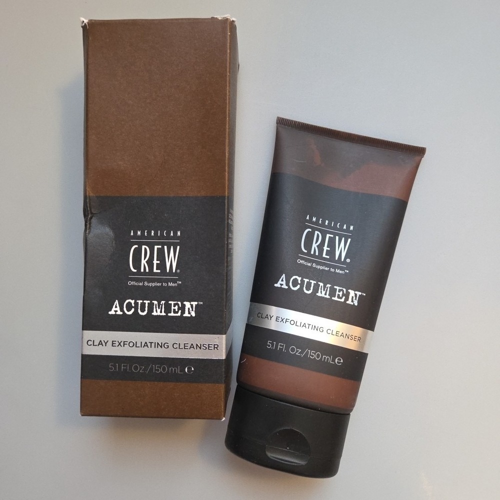 American Crew Acumen Men's Clay Exfoliating Cleanser‎ 5.1 oz